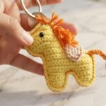 Cute Crochet Horse Keychain Pattern 6