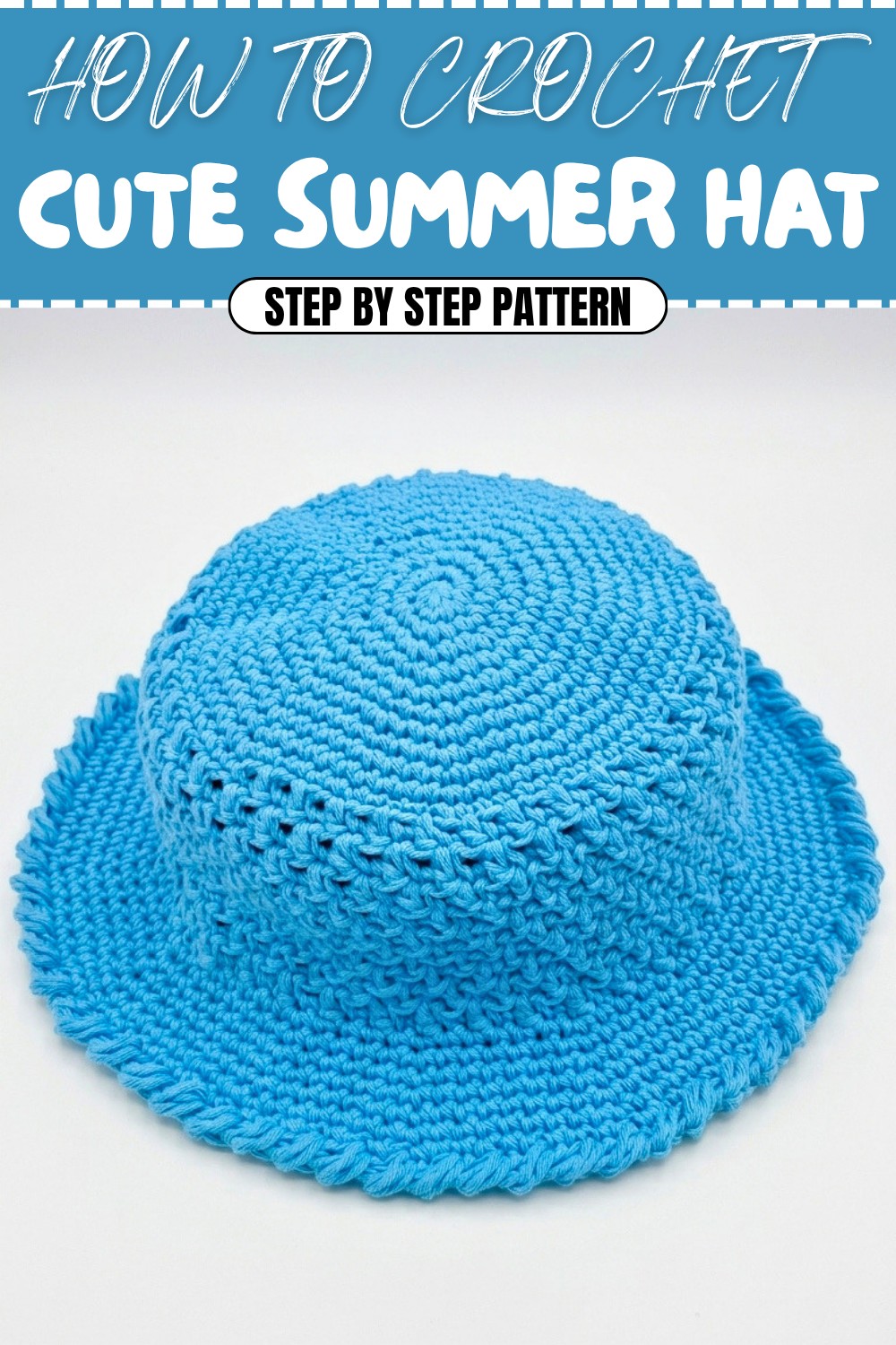 Cute Crochet Summer Hat Pattern (1)