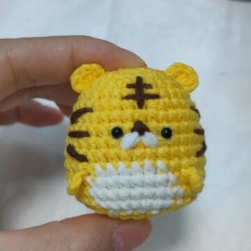 Cute Crochet Tiger Amigurumi Pattern 6