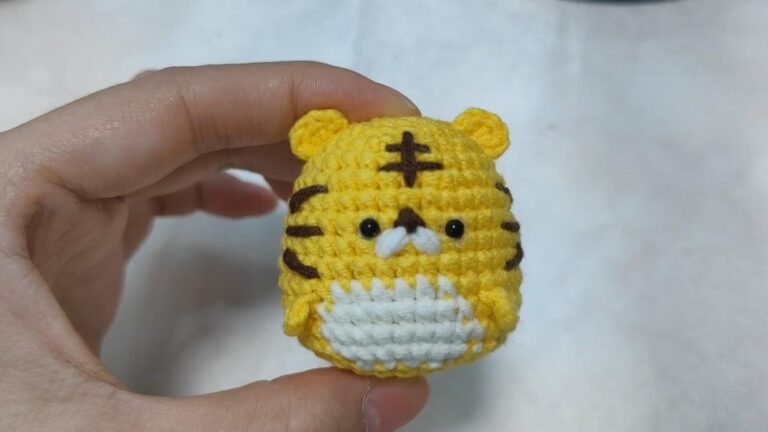Cute Crochet Tiger Amigurumi Pattern 6