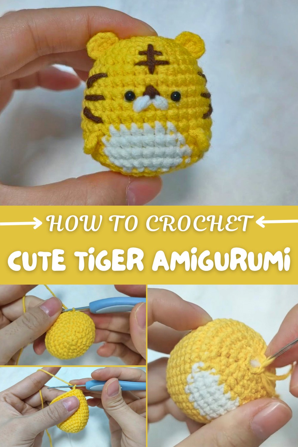Cute Crochet Tiger Amigurumi Pattern
