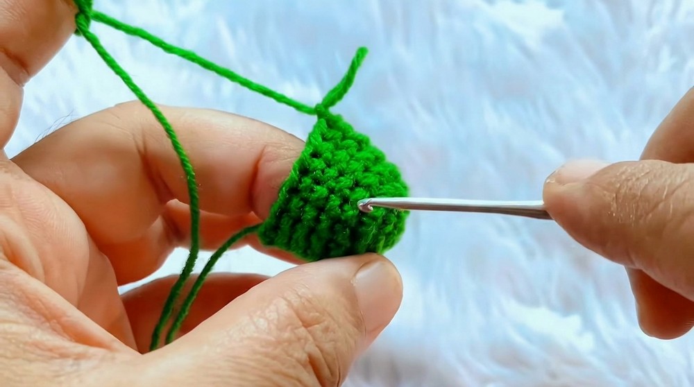 Cute Crochet Turtle Keychain Pattern 4