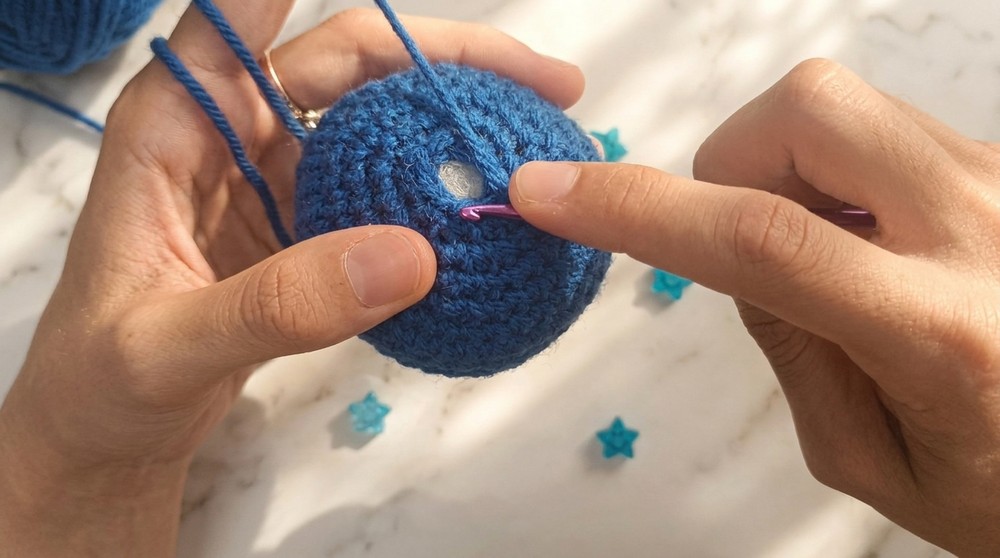 Easy Crochet Ball Amigurumi Pattern 4