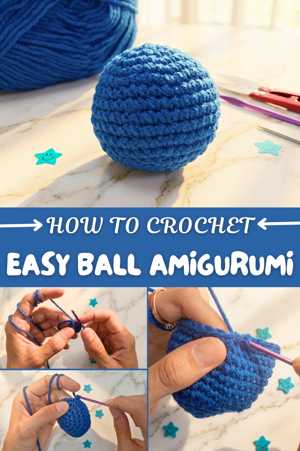 Easy Crochet Ball Amigurumi Pattern