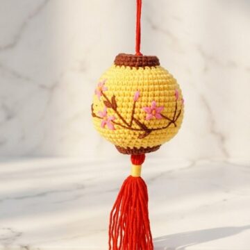 Easy Crochet Chinese Lantern Pattern 7