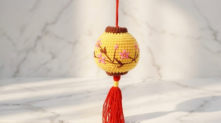 Easy Crochet Chinese Lantern Pattern 7