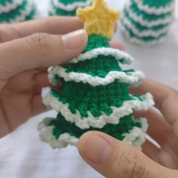 Easy Crochet Christmas Tree Pattern 7