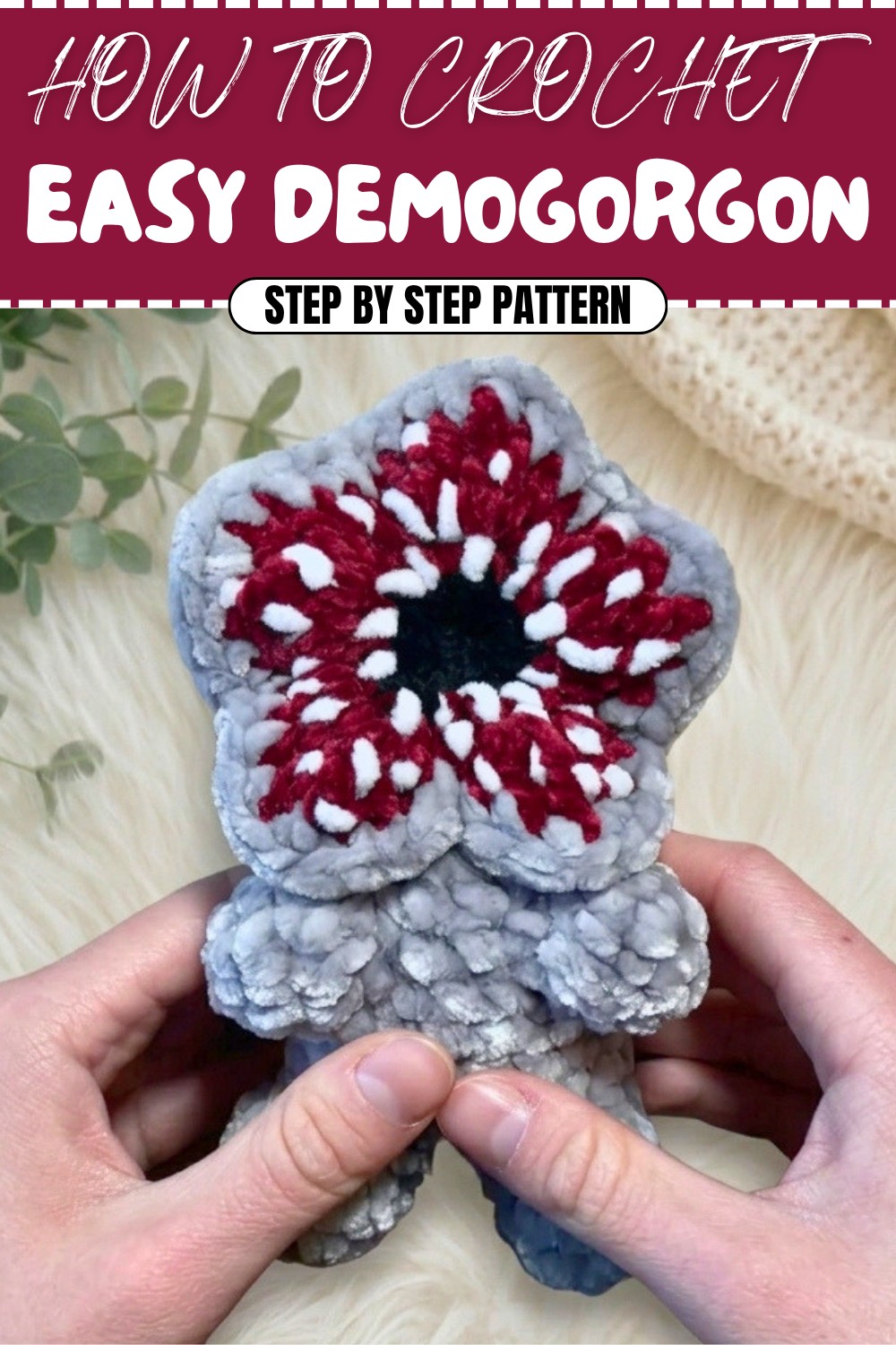 Easy Crochet Demogorgon Pattern (1)