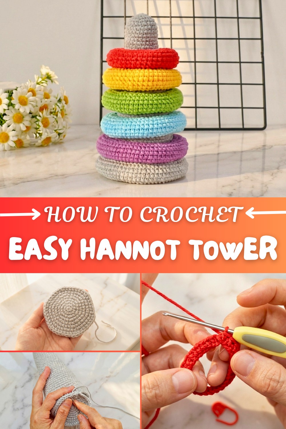 Easy Crochet Hannot Tower Pattern