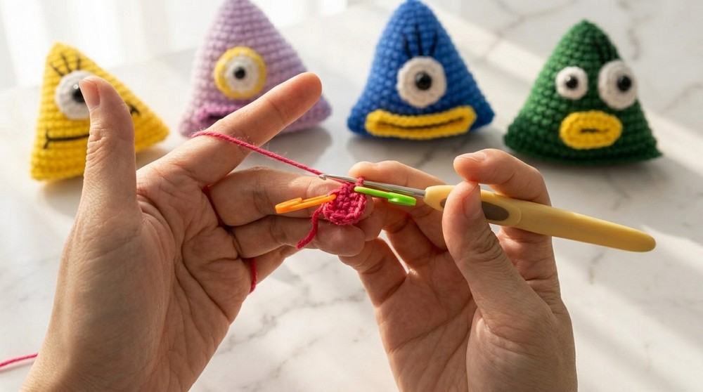 Easy Crochet Little Monster Pattern 1
