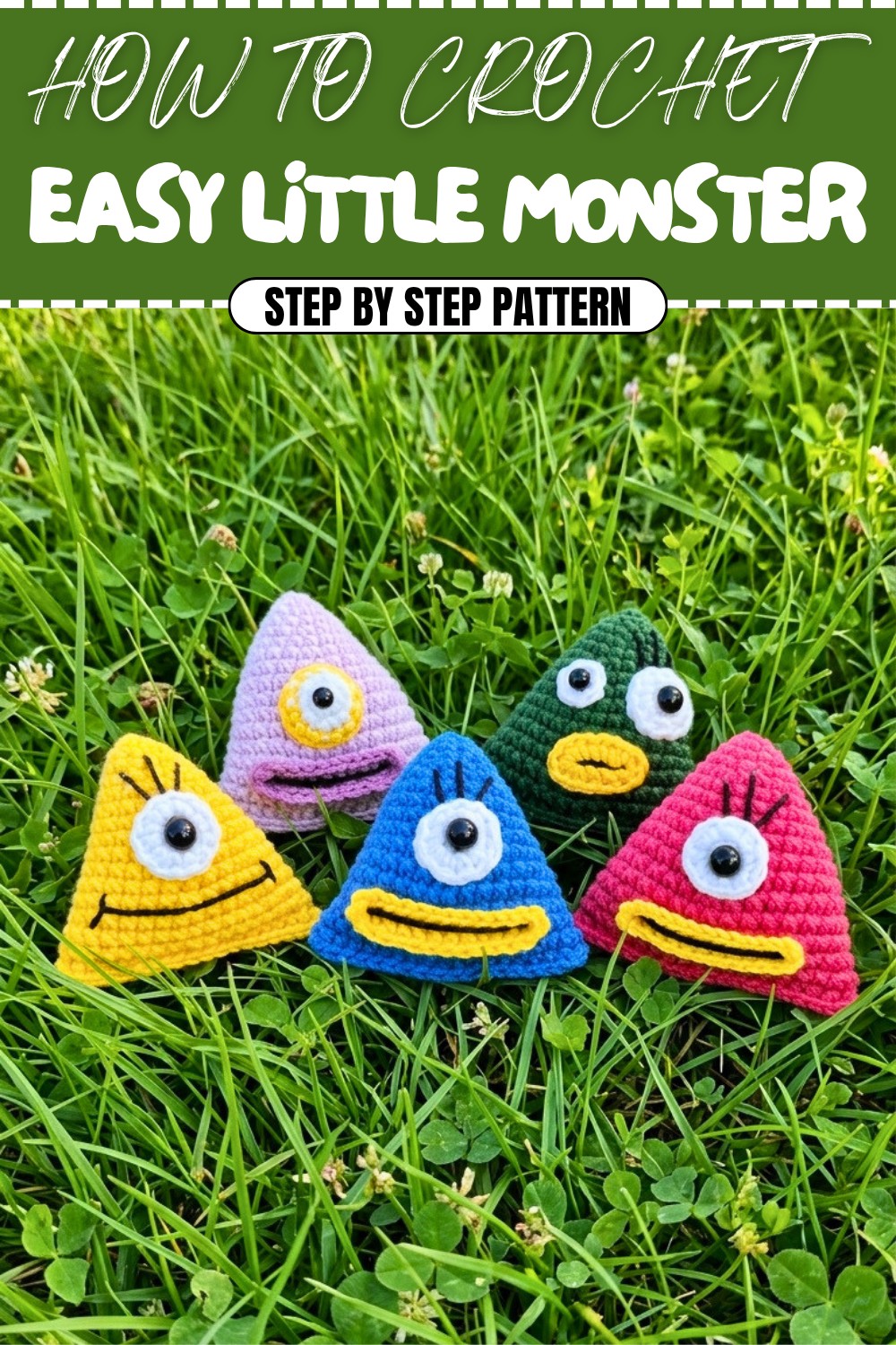 Easy Crochet Little Monster Pattern (1)