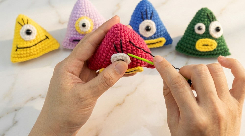 Easy Crochet Little Monster Pattern 5
