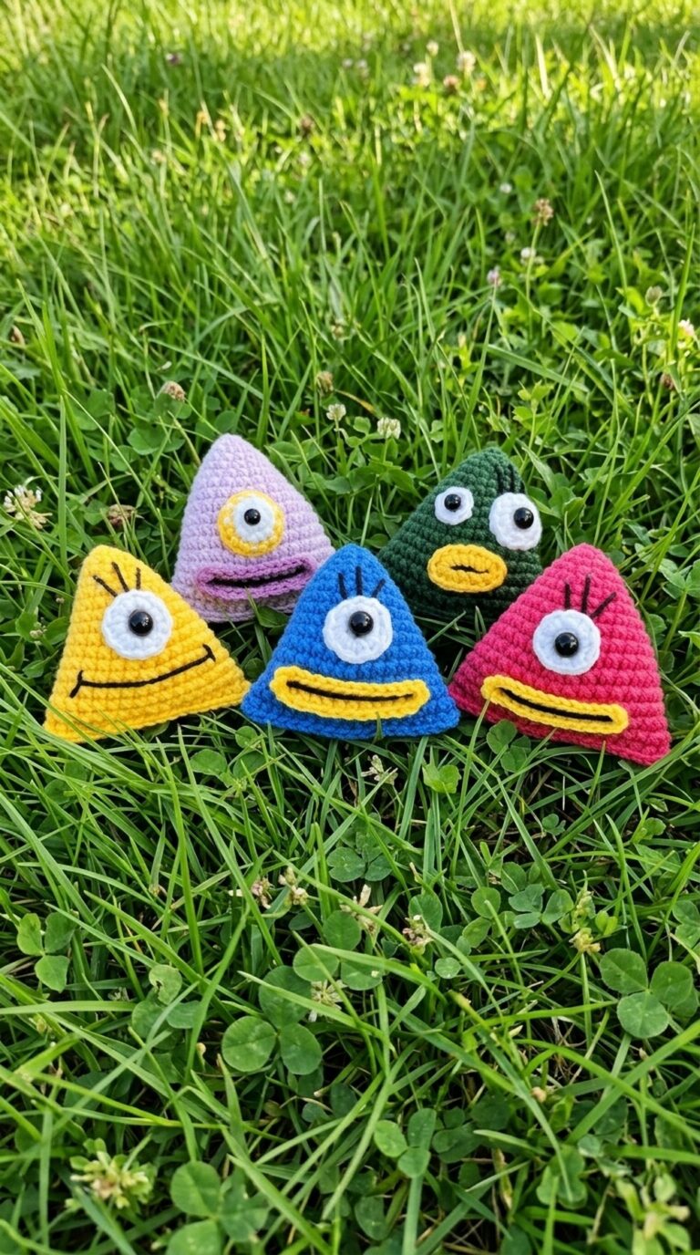 Easy Crochet Little Monster Pattern 6