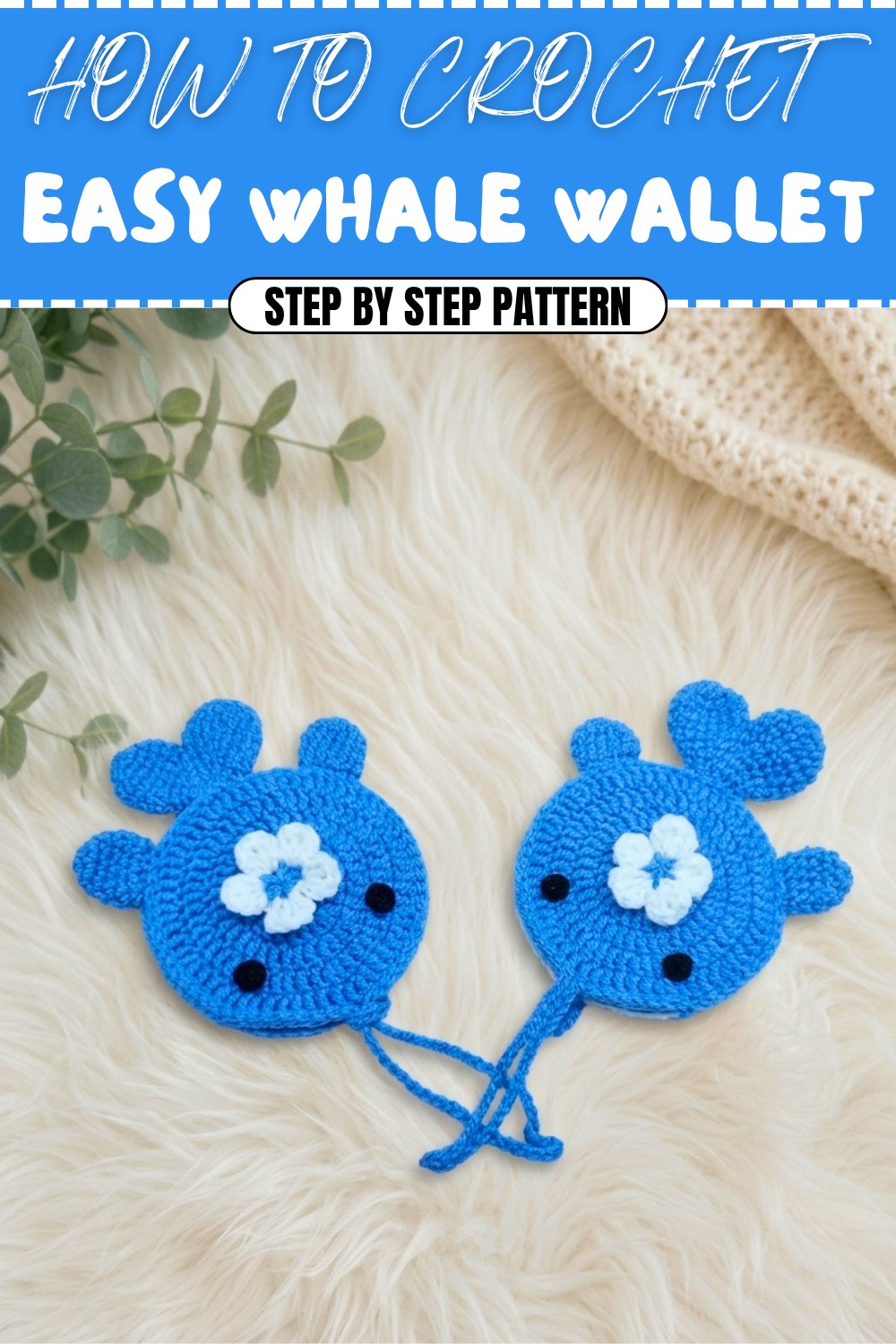 Easy Crochet Whale Wallet Pattern (1)
