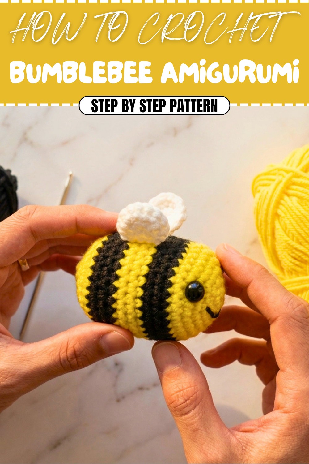 Free Crochet Bumblebee Amigurumi Pattern
