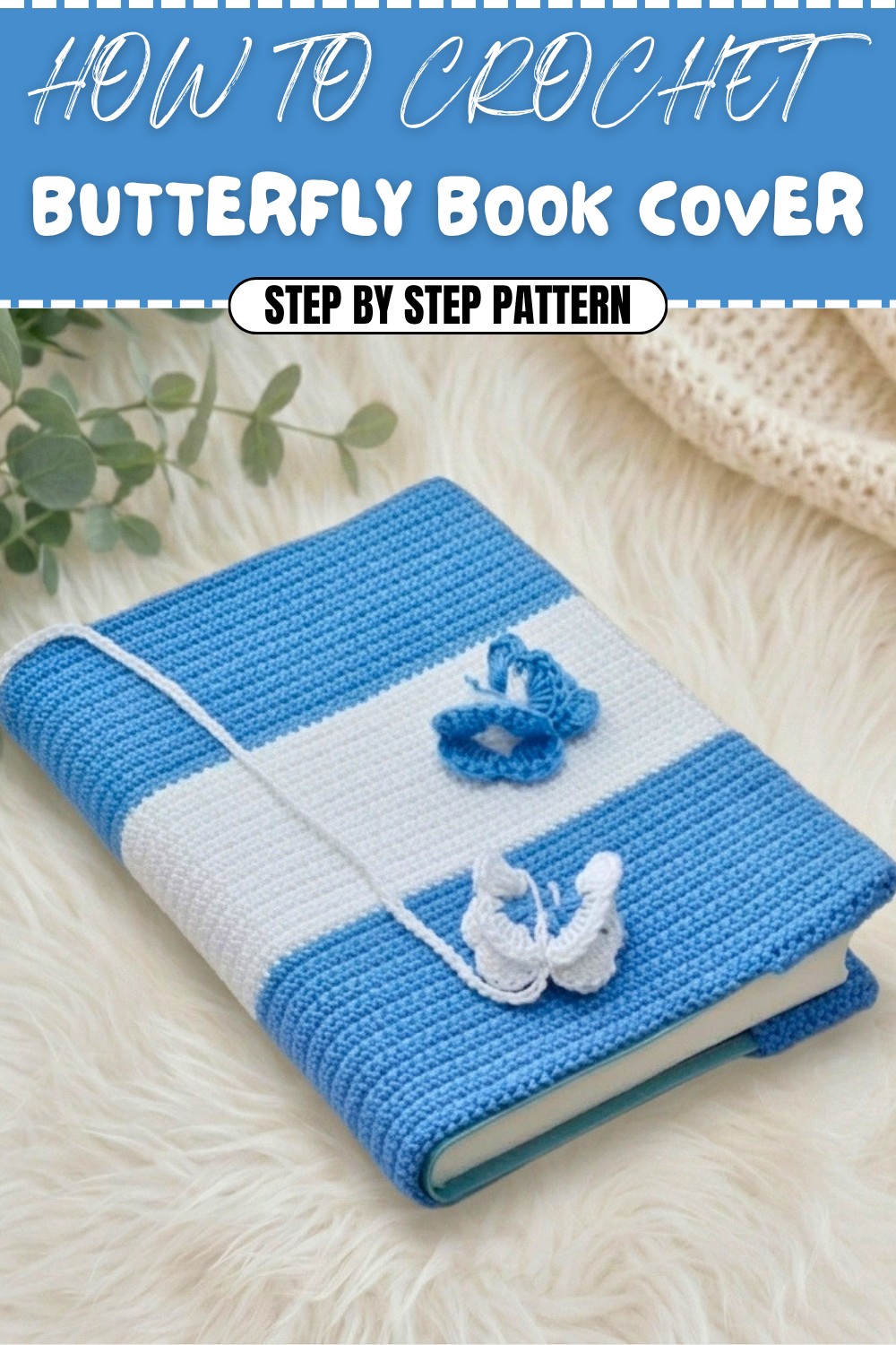 Free Crochet Butterfly Book Cover Pattern