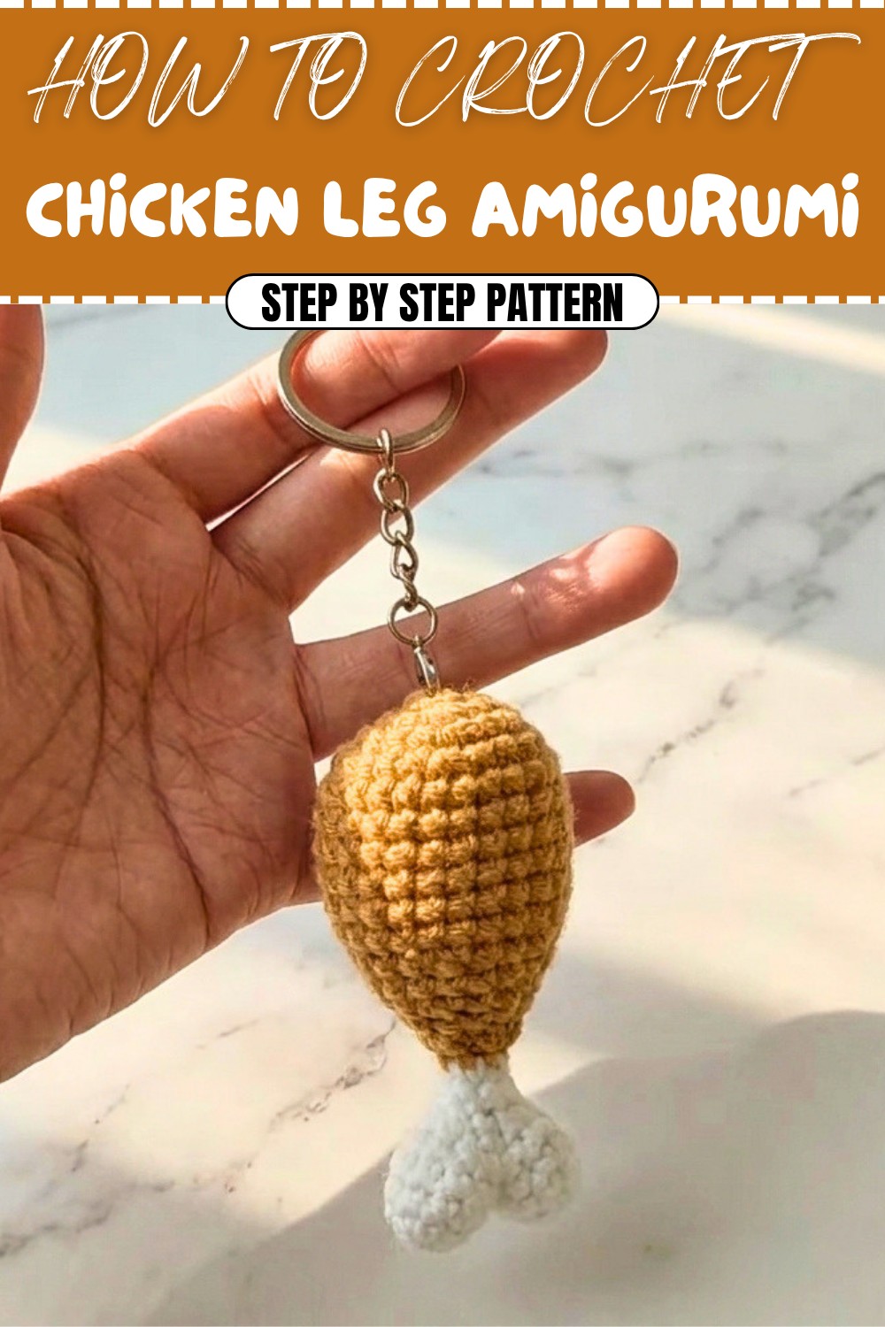 Free Crochet Chicken Leg Amigurumi Pattern