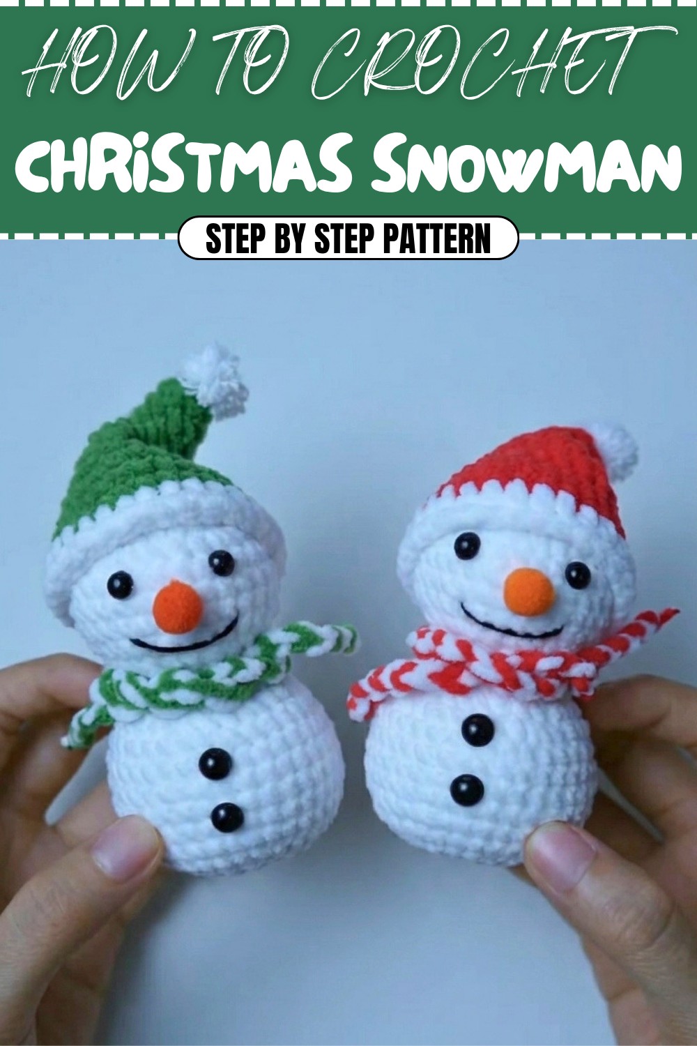 Free Crochet Christmas Snowman Pattern