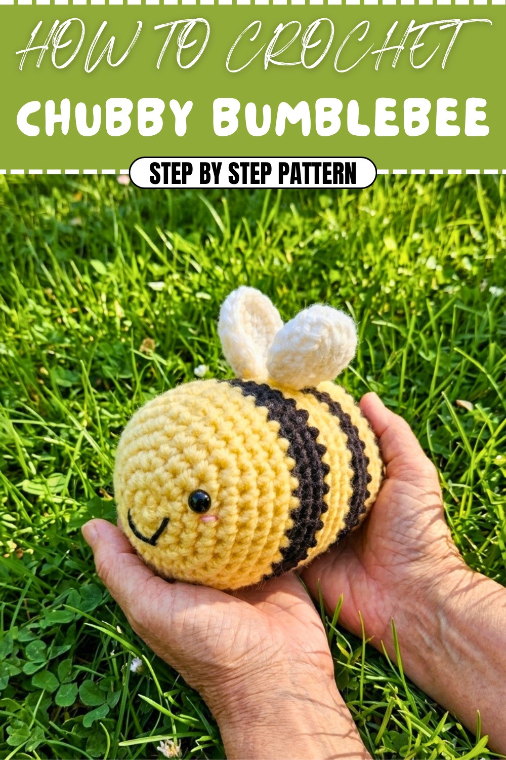 Free Crochet Chubby Bumblebee Pattern