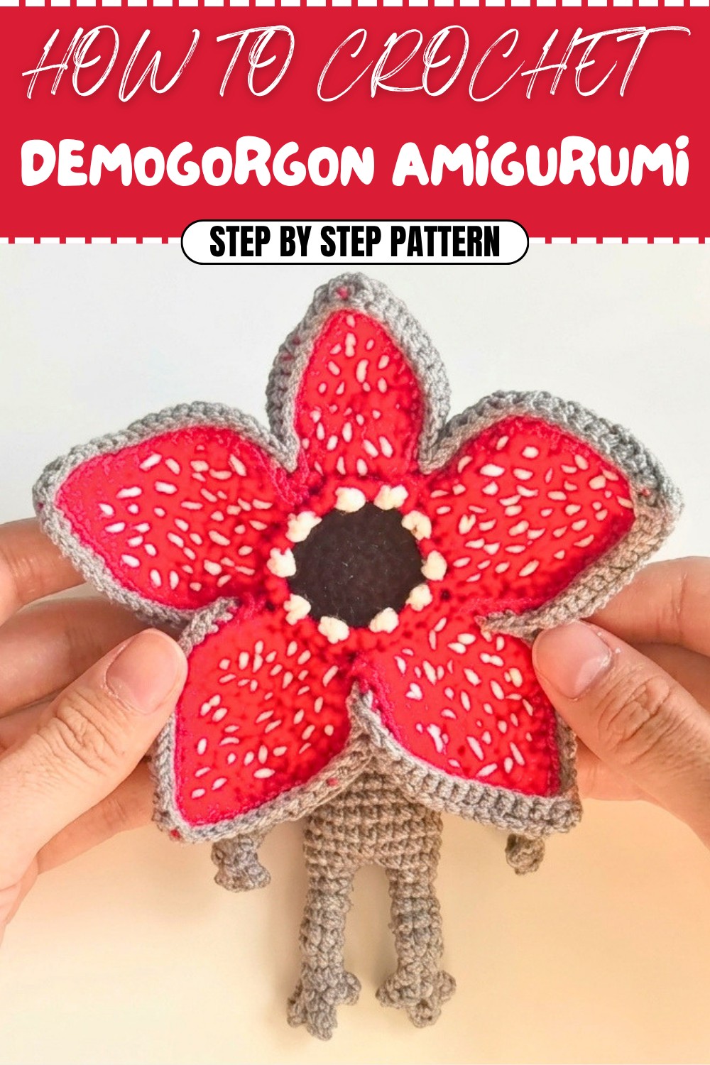 Free Crochet Demogorgon Amigurumi Pattern