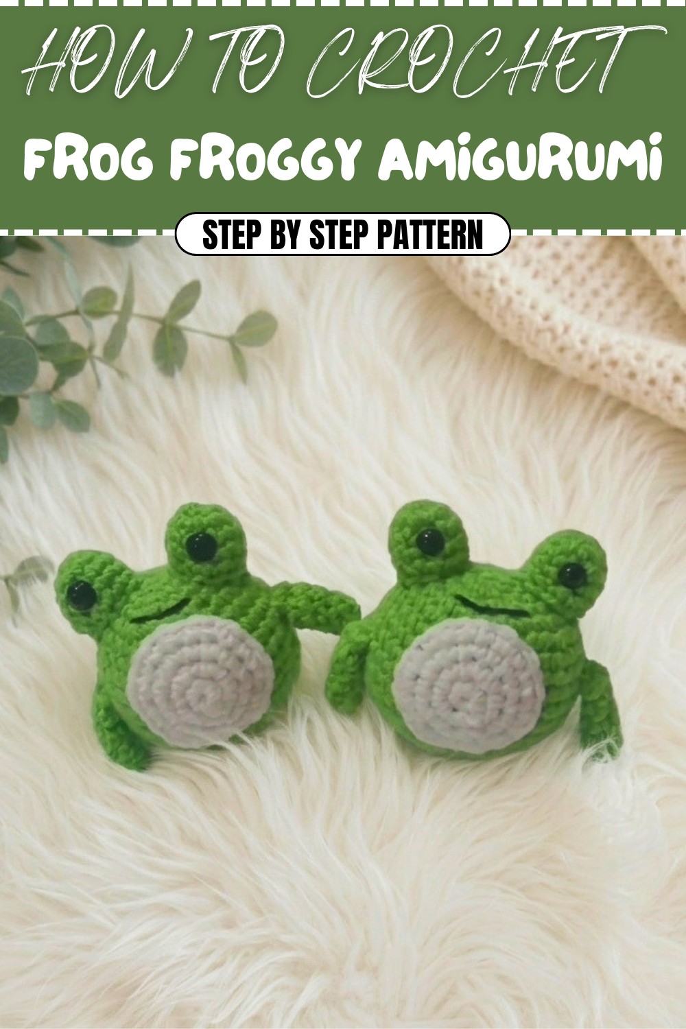 Free Crochet Frog Froggy Amigurumi Pattern