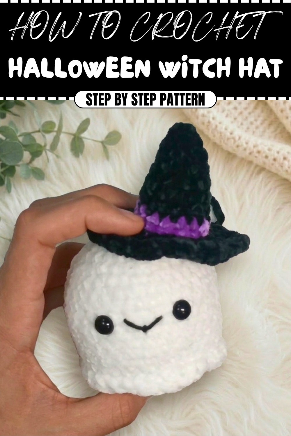 Free Crochet Halloween Witch Hat Pattern