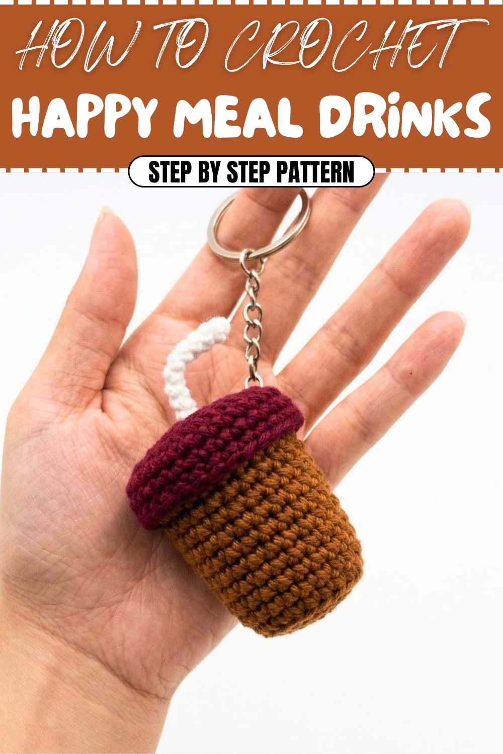 Free Crochet Happy Meal Drinks Pattern