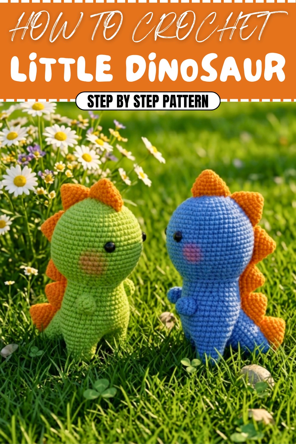Free Crochet Little Dinosaur Amigurumi Pattern