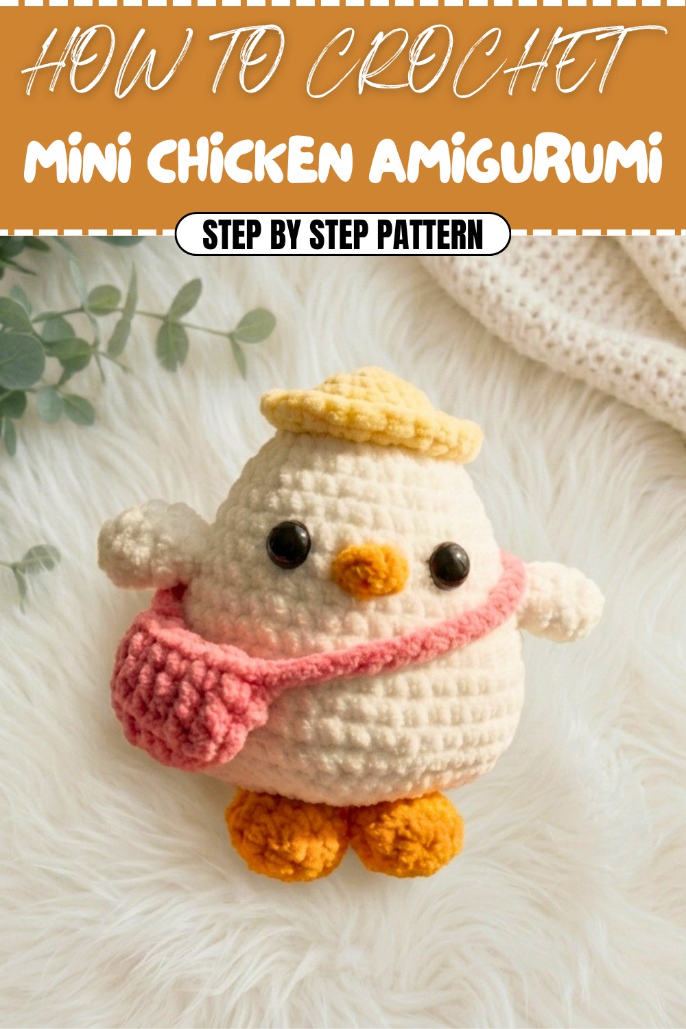 Free Crochet Mini Chicken Amigurumi Pattern