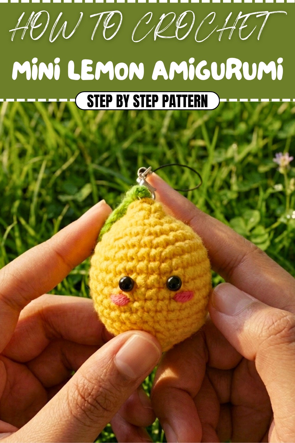 Free Crochet Mini Lemon Amigurumi Pattern