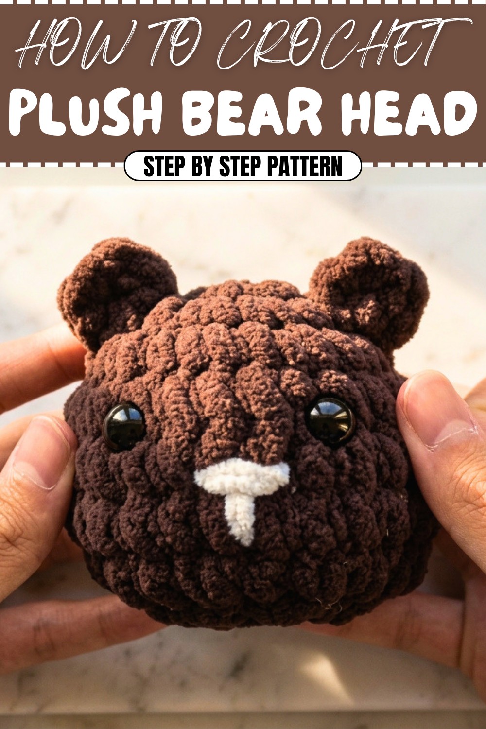 Free Crochet Plush Bear Head Pattern
