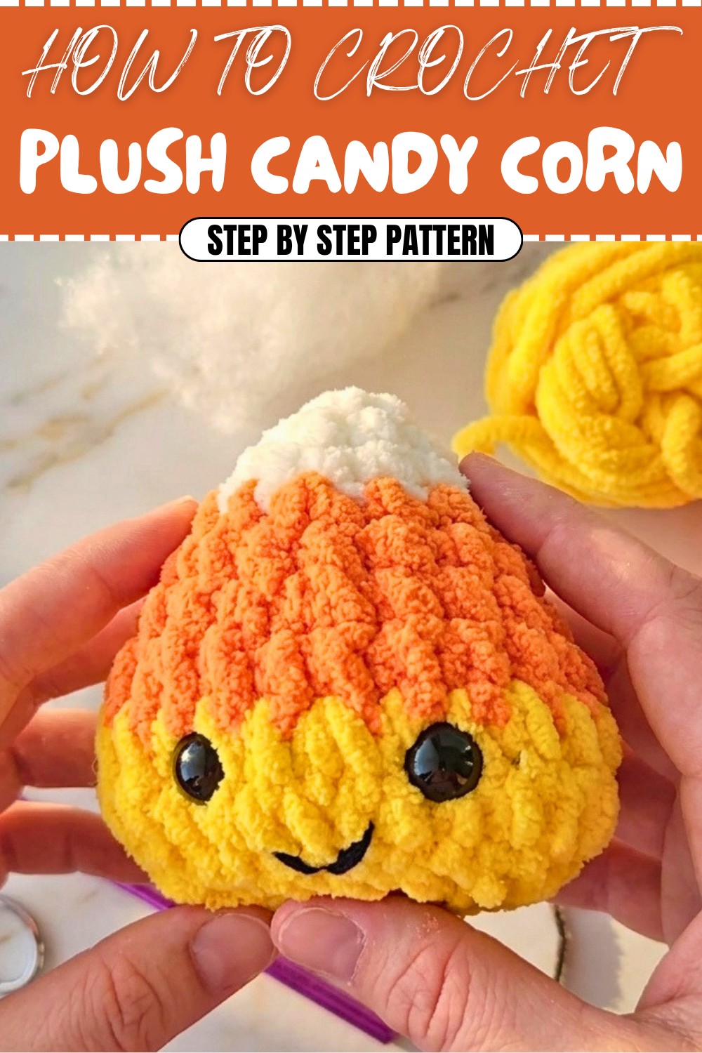 Free Crochet Plush Candy Corn Pattern