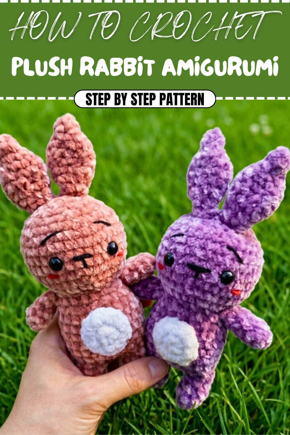 Free Crochet Plush Rabbit Amigurumi Pattern