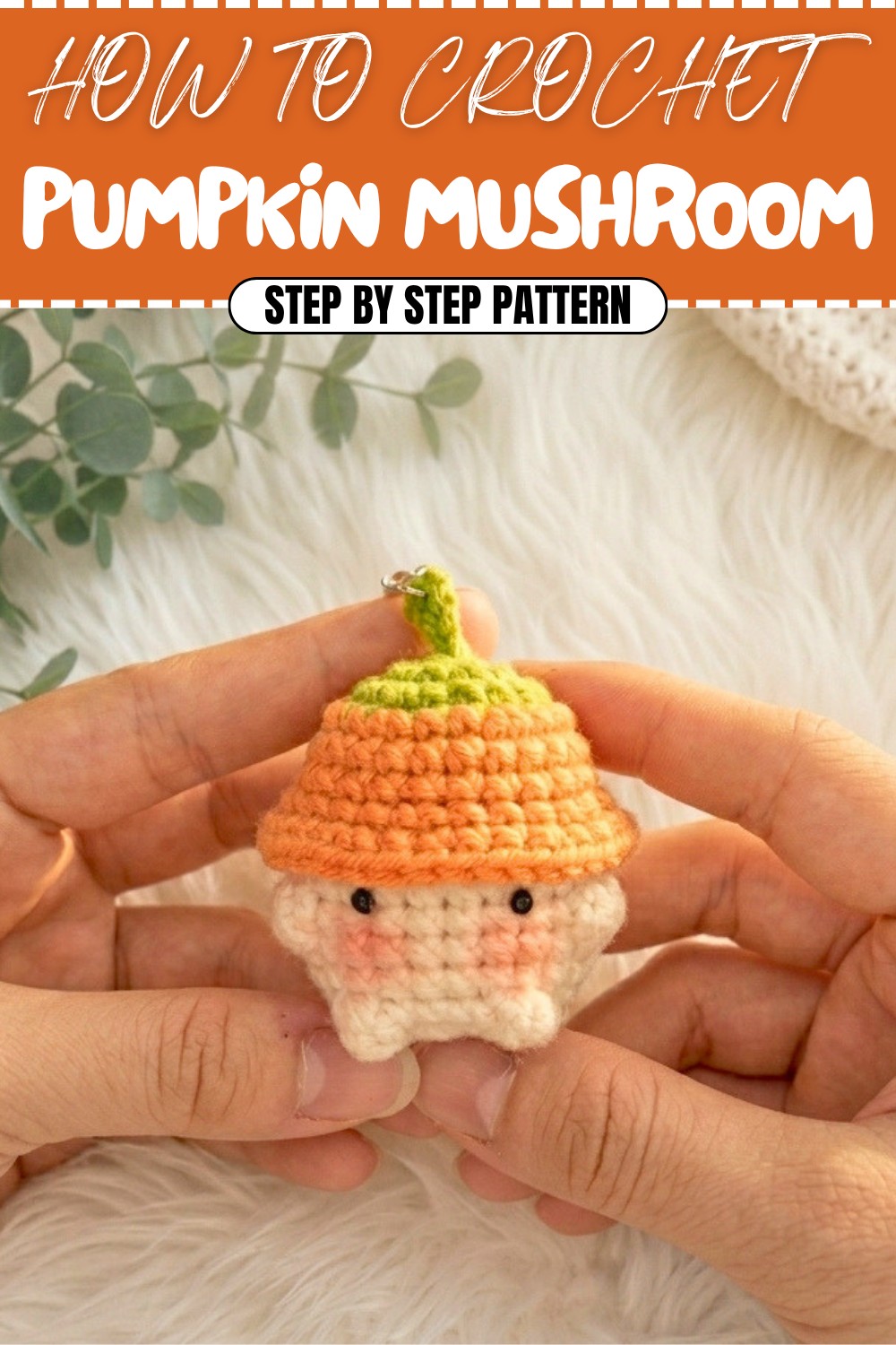 Free Crochet Pumpkin Mushroom Pattern