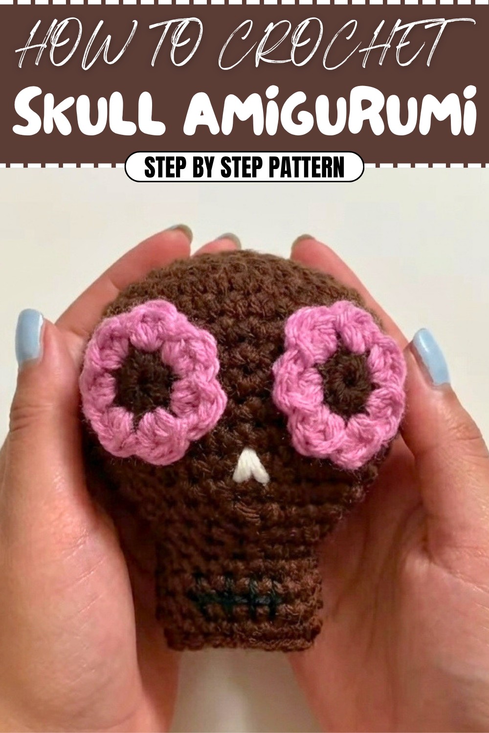 Free Crochet Skull Amigurumi Pattern
