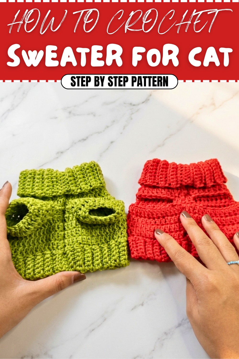 Free Crochet Sweater For Cat Pattern