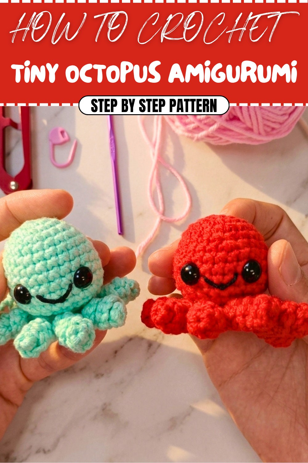 Free Crochet Tiny Octopus Amigurumi Pattern