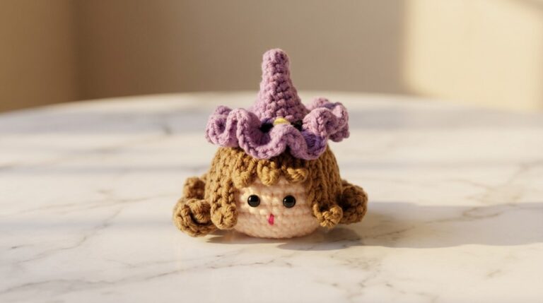 Halloween Crochet Witch & Hat Pattern 6