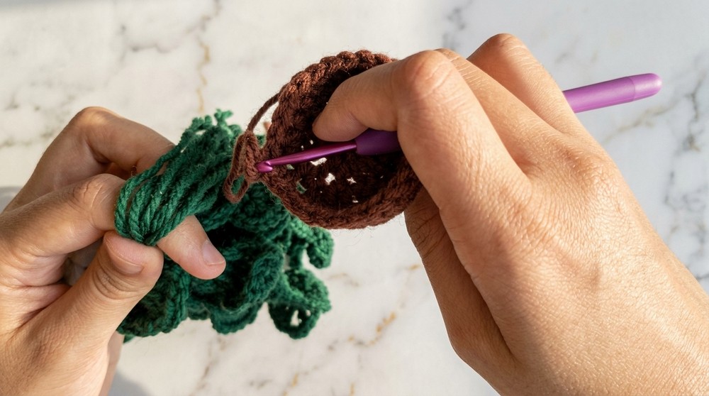 Handmade Crochet Hanging Plant Pattern 5