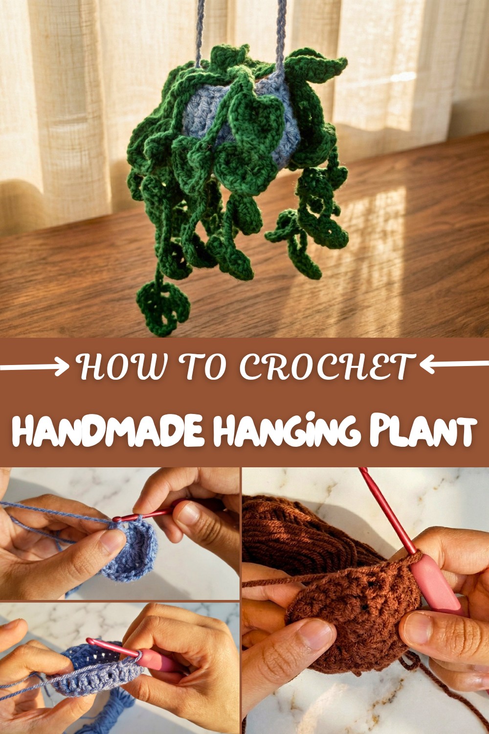 Handmade Crochet Hanging Plant Pattern