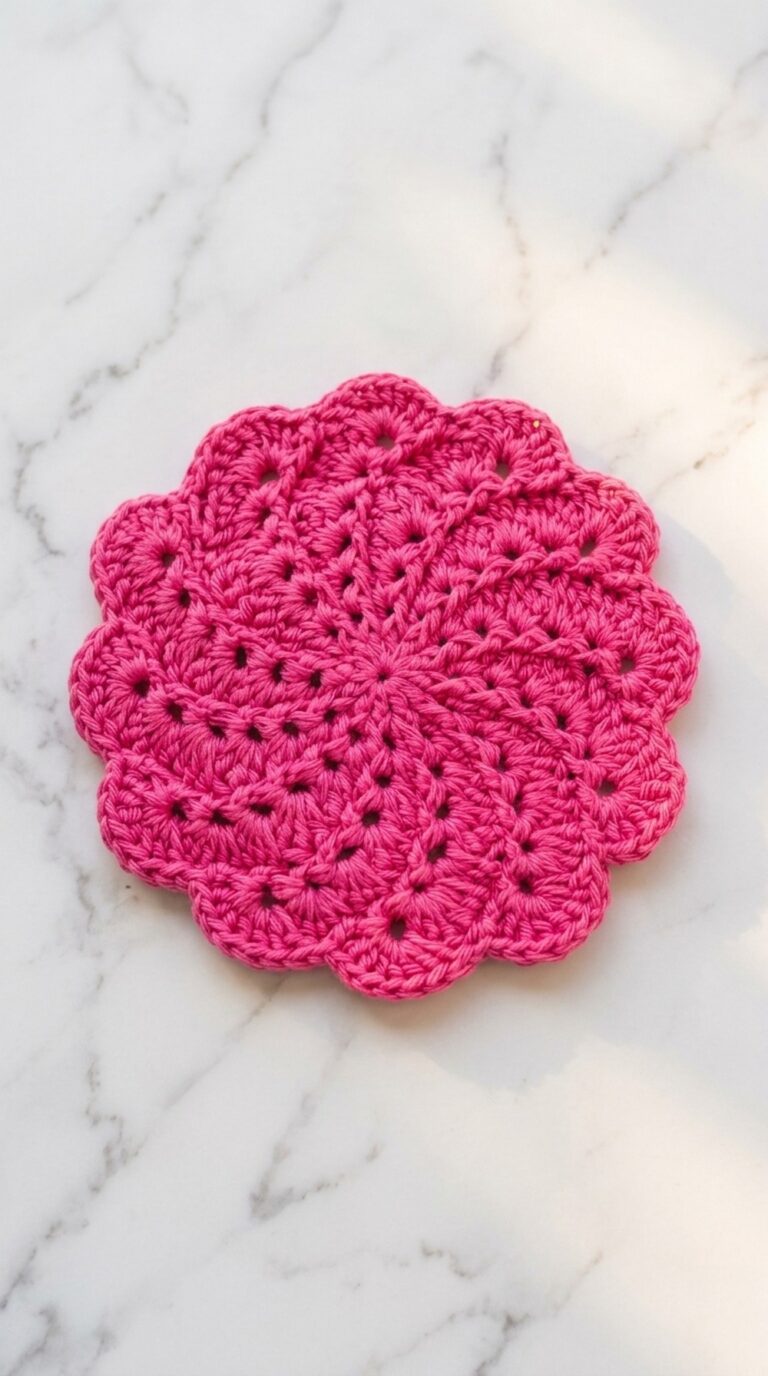Handmade Crochet Hot Pad Pattern 5