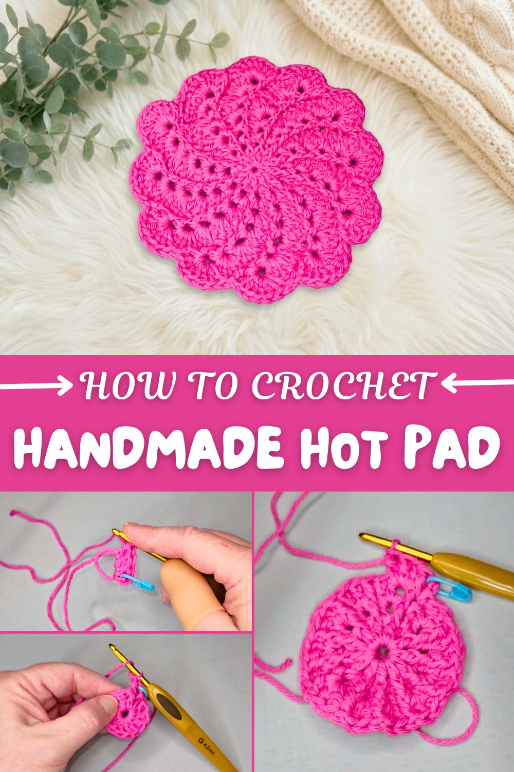 Handmade Crochet Hot Pad Pattern
