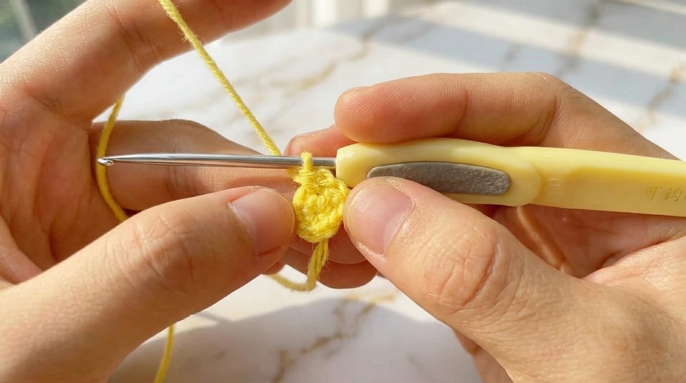 Healthy Crochet Poached Egg Pattern 2