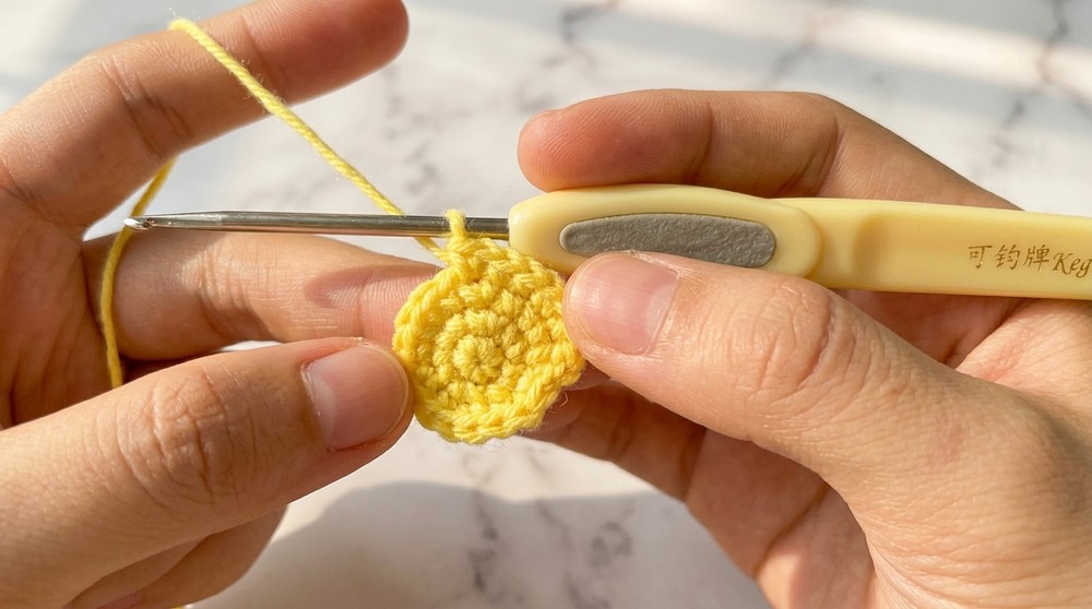 Healthy Crochet Poached Egg Pattern 3