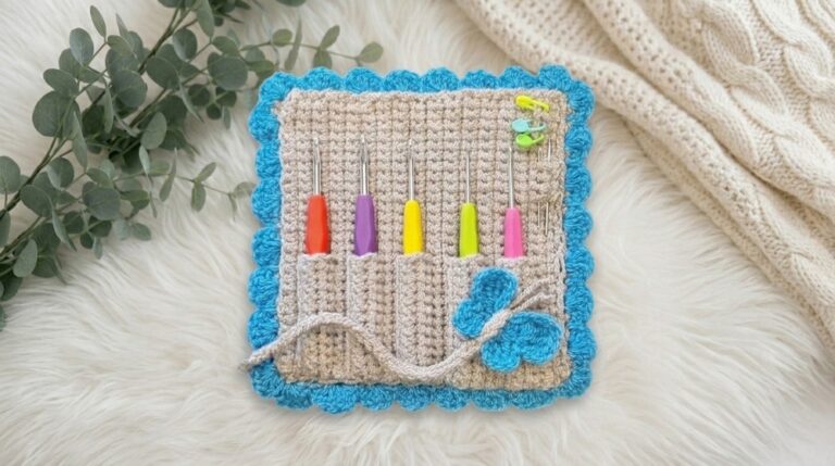 Quick Crochet Hook Holder Pattern 6