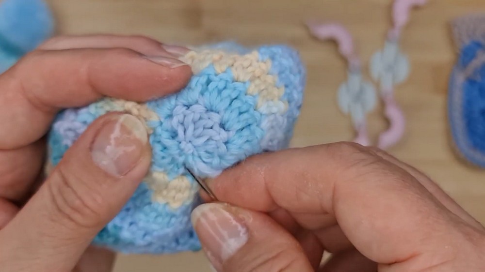 Quick Crochet Preemie Beanie Pattern 4