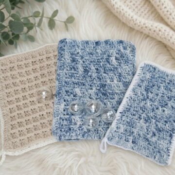 Quick Crochet Wash Mitt Pattern 6