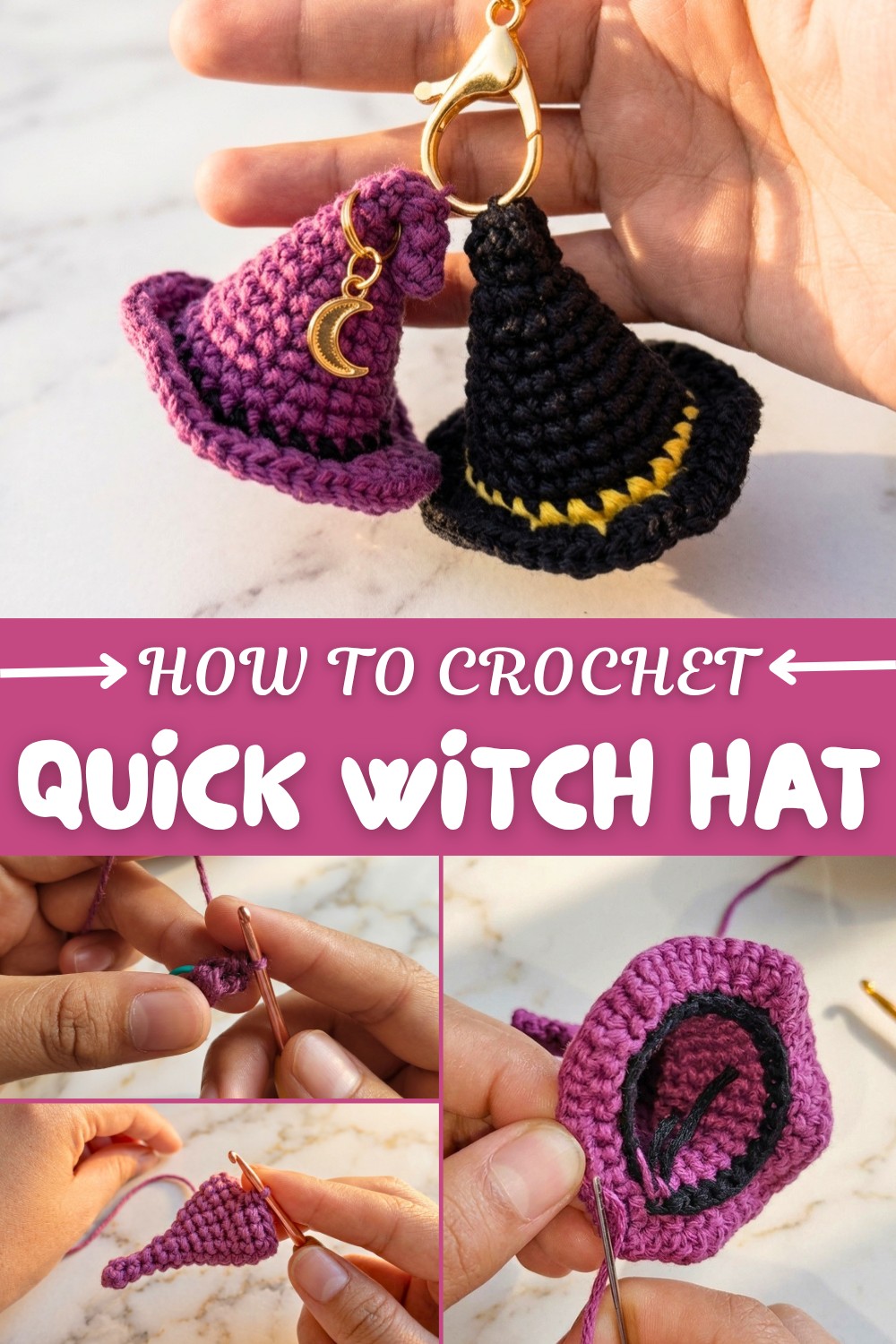Quick Crochet Witch Hat Pattern