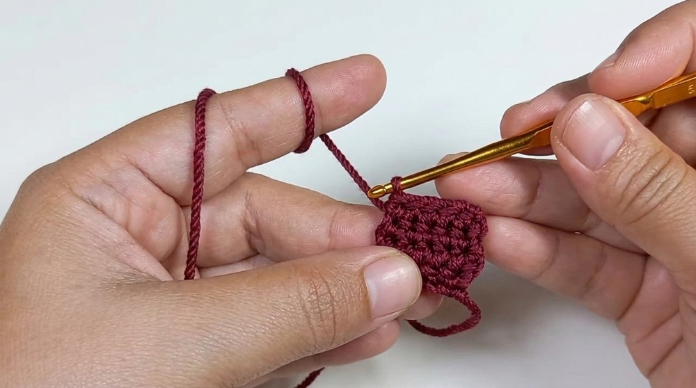 Simple Crochet Handle Bag Pattern 2