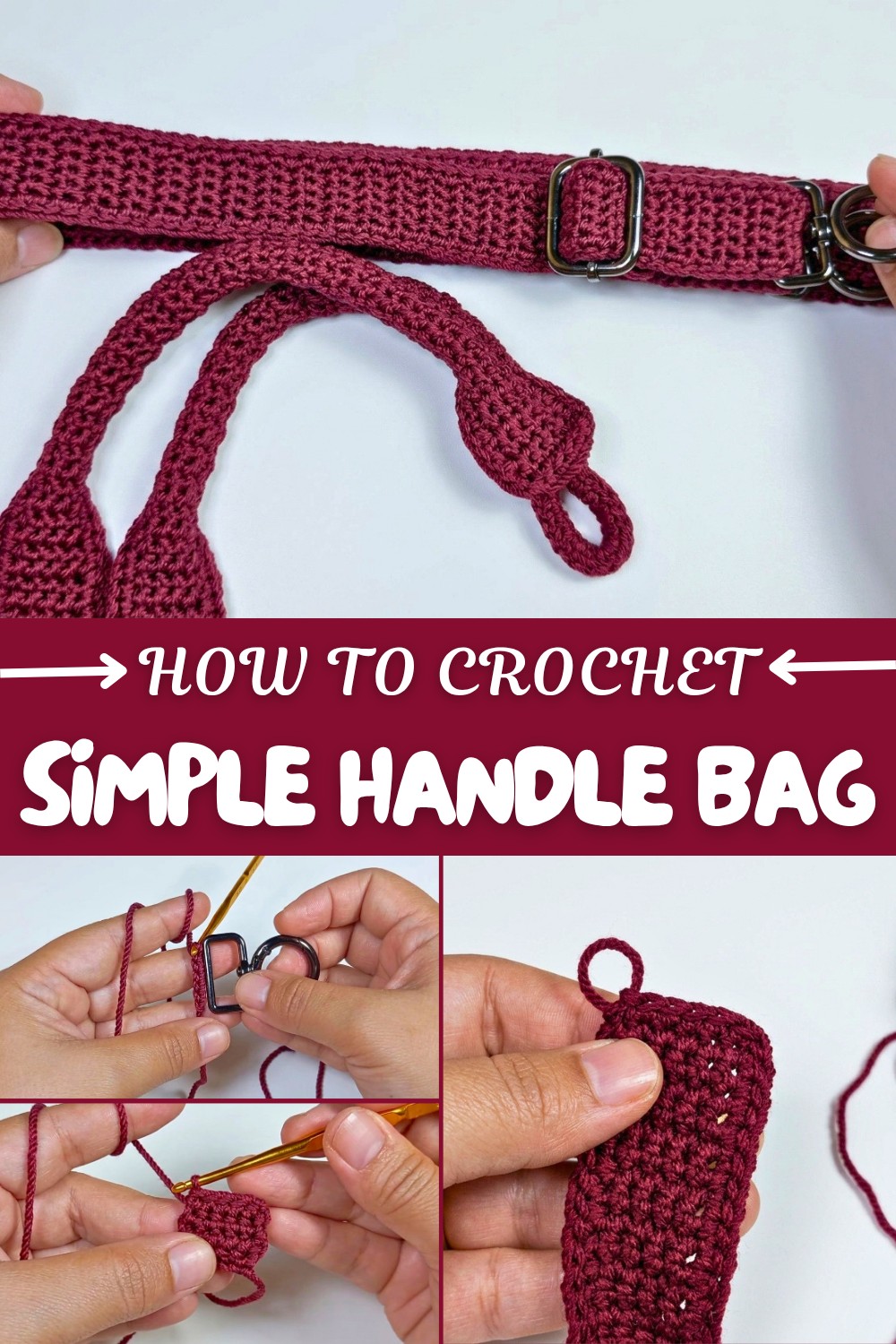 Simple Crochet Handle Bag Pattern